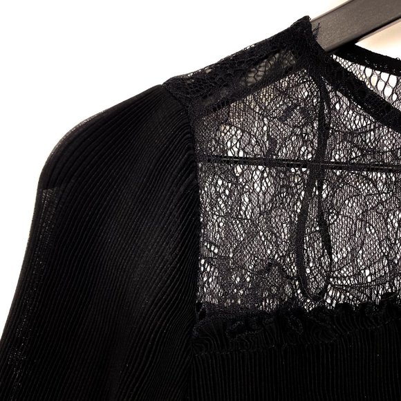 ZARA Combined Pleated Blouse NWT - Picture 10 of 16